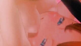 Cute 3D Hentai Shemale with Big Boobs Hot Fucking