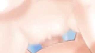 Cute 3D Hentai Shemale with Big Boobs Hot Fucking