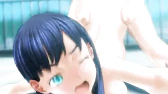 3D Anime Cutie Gets Hard Fucked by Shemale Hentai