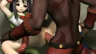 Hentai Schoolgirl Gets Fucked by Tentacles and Monster in 3D Porn