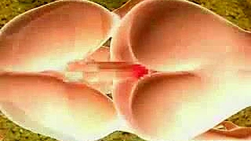 Shemale 3D Hentai Japanese Poked and Cummed in the Ass