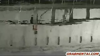 Swordswoman in 3D Hentai Gets Fingered While Chained and Rope Bound - See Her Pussy!