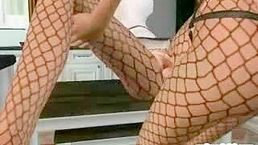 Shemale 3D Hentai with Big Tits Hard Drilled Pussy in the Kitchen