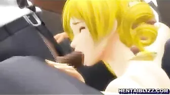 Self-Masturbation and Tittyfucking with Sexy 3D Hentai Anime