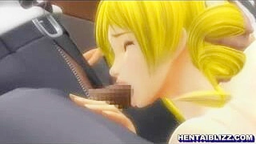 Self-Masturbation and Tittyfucking with Sexy 3D Hentai Anime