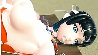 Shemale Tittyfucked and Oral Sex Outdoors