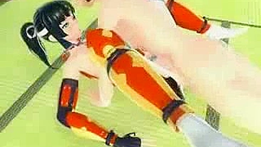 Shemale Tittyfucked and Oral Sex Outdoors