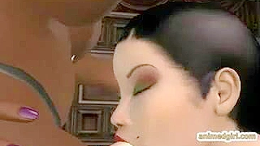 3D Hentai Captive Fucked by Shemale Doggystyle Anime