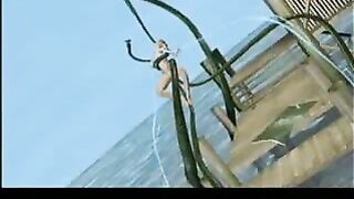 Slut Fucked by Snake Monster in 3D Animated Hentai