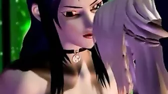 Anime Shemale Fucked in Bed - Hentai Toon Porn