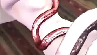 Cute Girl Gets Tentacle Sex in 3D Animation