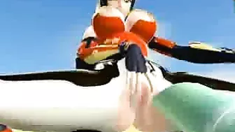 Japanese Shemale Gets Handjob and Cumshot in 3D Hentai Anime