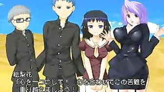 Ass-Licking Hentai Girl Gets Fucked by Monster in 3D