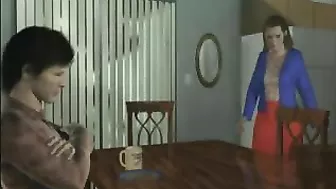 3D Hentai Girl Gets Hot Oral Sex from Big Cock Outdoors