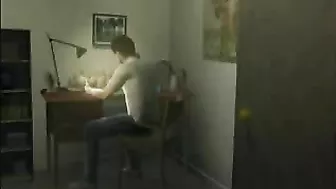 3D Hentai Girl Gets Hot Oral Sex from Big Cock Outdoors