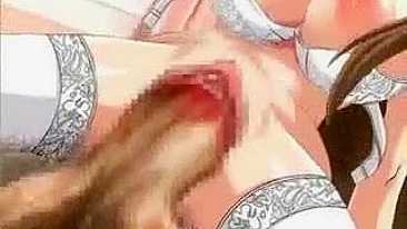 Busty Hentai Princess Fucked by Ghetto Shemale in 3D Anime