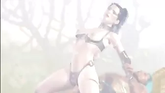 3D Hentai Girl Sucks and Rides Stiff Bigcock