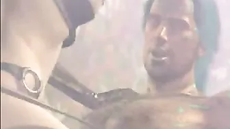 3D Hentai Girl Sucks and Rides Stiff Bigcock