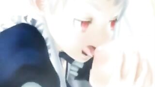 Futa with Huge Boobs Fucks in 3D Hentai