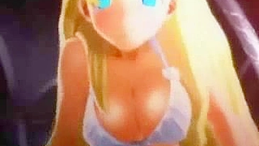 Futa with Huge Boobs Fucks in 3D Hentai