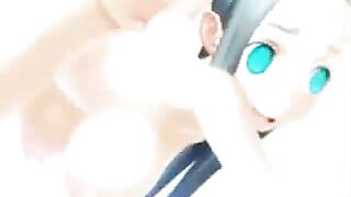 Busty futa shemale fucked from behind in 3D hentai sex