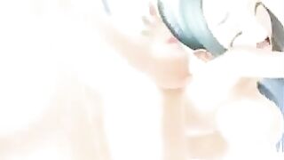 Busty futa shemale fucked from behind in 3D hentai sex