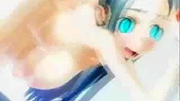 Busty futa shemale fucked from behind in 3D hentai sex