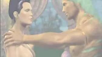 3D Hentai Girl Gets Licked and Fingered While Masturbating, Exploring Her Tight Pussy and Squirting in Anime Style