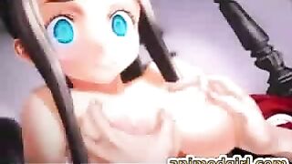 Cute Maid Tittyfucked and Cummed on Face in 3D Hentai Anime