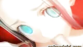 Cute Maid Tittyfucked and Cummed on Face in 3D Hentai Anime