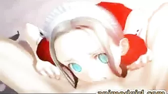 Cute Maid Tittyfucked and Cummed on Face in 3D Hentai Anime