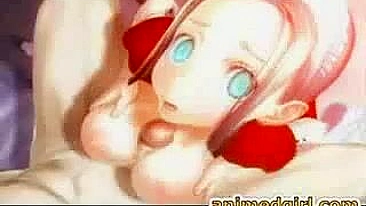 Cute Maid Tittyfucked and Cummed on Face in 3D Hentai Anime