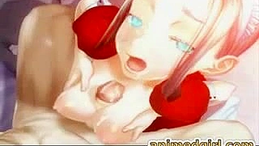 Cute Maid Tittyfucked and Cummed on Face in 3D Hentai Anime