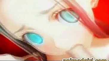 Cute Maid Tittyfucked and Cummed on Face in 3D Hentai Anime
