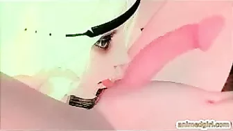 3D Hentai Shemale Wetpussy Fucking with Shemale and 3D