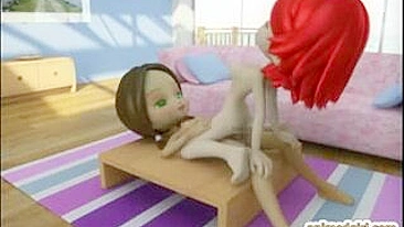 Ghetto Shemale Poking in 3D Hentai