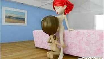 Ghetto Shemale Poking in 3D Hentai