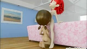 Ghetto Shemale Poking in 3D Hentai