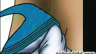 Bald Shemale Fucks Boygirl in 3D Anime Dildo Scene