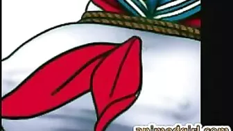 Bald Shemale Fucks Boygirl in 3D Anime Dildo Scene