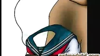 Bald Shemale Fucks Boygirl in 3D Anime Dildo Scene