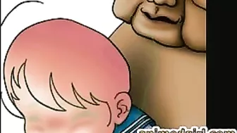 Bald Shemale Fucks Boygirl in 3D Anime Dildo Scene