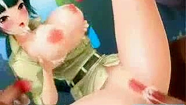 Bigtitted 3D Animated Hentai Gets Fucked Hard by Huge Cock