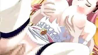 Chained and Fucked by Big Tit Shemale in 3D Hentai