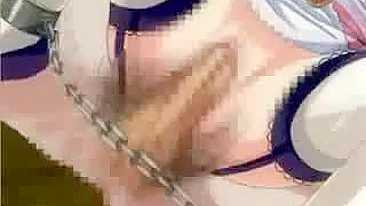 Chained and Fucked by Big Tit Shemale in 3D Hentai