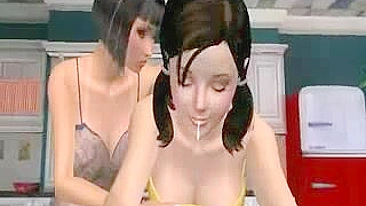 Hardcore Anime Threesome - 3d Porn