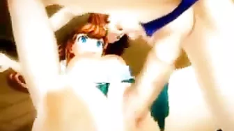 3D Hentai Shemale Fucks Bigcock with Anime Influence