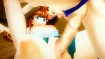 3D Hentai Shemale Fucks Bigcock with Anime Influence