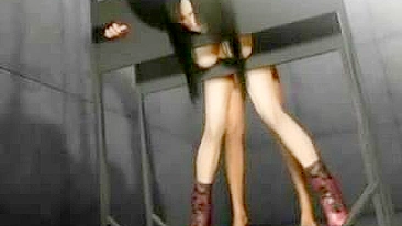 Tied Up 3D Hentai Girl Tifa Getting Fucked - Bondage and Roped