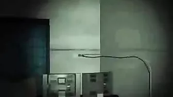 Monkey Trashes Hairy MILF's Dark Head, 3D movie